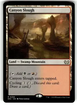 Canyon Slough Commander: Duskmourn: House of Horror Regular MTG - Image 1