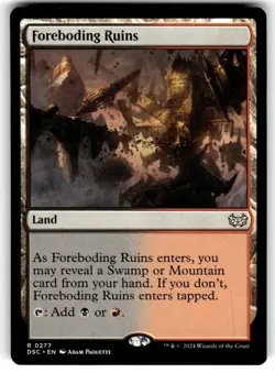 Foreboding Ruins Commander: Duskmourn: House of Horror Regular MTG - Image 1