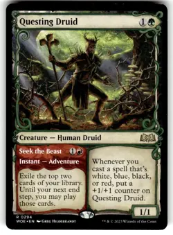 Questing Druid (Showcase) Wilds of Eldraine Regular MTG - Image 1