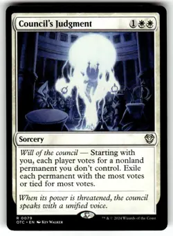 Magic: The Gathering Sorcery Council's Judgment Rare Regular MTG - Image 1