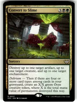 Convert to Slime Commander: Duskmourn: House of Horror Regular MTG - Image 1