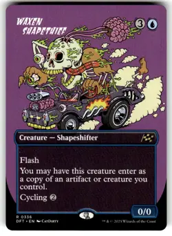 Aetherdrift Magic: The Gathering Waxen Shapethief MTG - Image 1