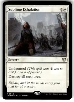 Sublime Exhalation Commander Masters Regular MTG - Image 1