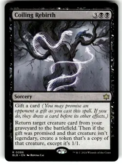 Coiling Rebirth Bloomburrow Regular MTG - Image 1