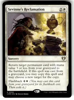 Sevinne's Reclamation Commander Masters Regular MTG - Image 1