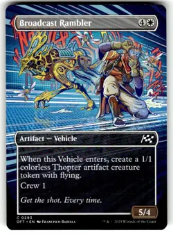 Broadcast Rambler (Borderless) Aetherdrift Regular MTG - Image 1
