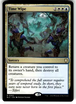 Time Wipe Commander: Bloomburrow Regular MTG - Image 1
