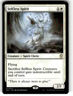 Selfless Spirit Commander: Bloomburrow Regular MTG - Image 1