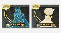 2x Pokemon Mega Evolution Elite Trainer Box ETB Set of 2 New Sealed Presale - Image 1