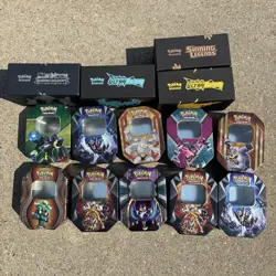 Pokemon TCG Empty Tin Lot - Image 1