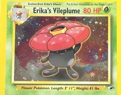 BGS 9 Mint Erika's Vileplume 5/132 Holo Unlimited 2000 Pokemon Gym Heroes - Image 1