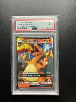 2020 Pokemon Battle Academy Charizard GX #60 PSA 9 Mint - Image 1