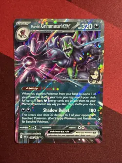Marnie's Grimmsnarl ex - 136/182 Destined Rivals Double Rare Pokemon - NM/MINT - Image 1