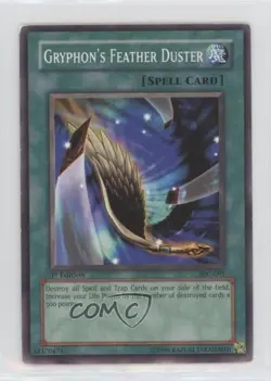 Gryphon's Feather Duster 1st Ed. YuGiOh Invasion of Chaos #IOC-091 2004 - Image 1