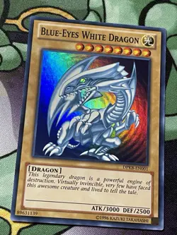 Blue-Eyes White Dragon DPKB-EN001 Duelist Pack Kaiba NM Yugioh Yu Gi Oh Super - Image 3