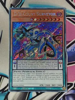 BLMM-EN041 D/D Count Surveyor Secret Rare 1st Ed YuGiOh - Image 1