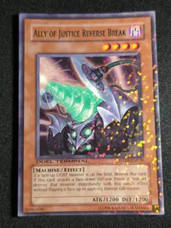 Yugioh Ally of Justice Reverse Break DT02-EN080 Rare Duel Terminal 2 LP - Image 1