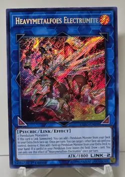 Heavymetalfoes Electrumite EXFO-EN098 Secret Rare 1st Edition Yugioh TCG NM/M - Image 1