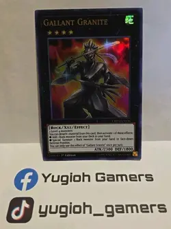 YUGIOH GALLANT GRANITE CHIM 1ST EDITION ULTRA LIGHT PLAYED - Image 1