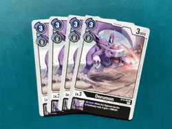 Dorumon BT13-063 Playset Versus Royal Knights Digimon Card Game x4 - Image 1