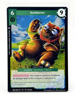 MetaZoo Gumberoo Full Holo Card MZ2 049/212 Torrential Tides 2025 - Image 1