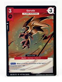 MetaZoo Garuda Flame Purifier Full Holo Card MZ2 076/212 Torrential Tides 2025 - Image 1