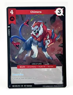 MetaZoo Chimera Full Holo Card MZ2 078/212 Torrential Tides 2025 - Image 1