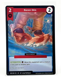 MetaZoo Bacon Skis Full Holo Card MZ2 091/212 Torrential Tides 2025 - Image 1
