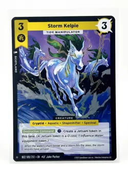 MetaZoo Storm Kelpie Full Holo Card MZ2 109/212 Torrential Tides 2025 - Image 1