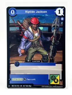 MetaZoo Riptide Jackson Full Holo Card MZ2 137/212 Torrential Tides 2025 - Image 1