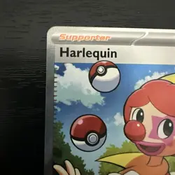 Harlequin 163/086 White Flare English Ultra Rare Pokemon Card Full Art - Image 2