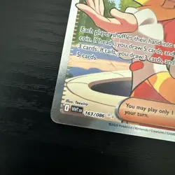 Harlequin 163/086 White Flare English Ultra Rare Pokemon Card Full Art - Image 5