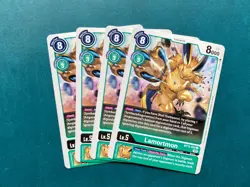 Lamortmon BT13-055 Playset Versus Royal Knights Digimon Card Game x4 - Image 1