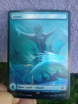 Island (0297) Final Fantasy Foil MTG NM Magic Land Card MINT PACK FRESH - Image 1