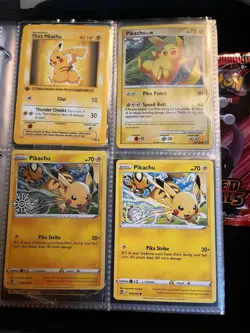 Pokemon Lot Pikachu 38 Card Collection With Promos And Red Cheeks Shadowless - Image 3