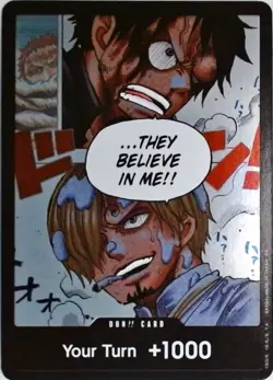 One Piece | A Fist of Divine Speed | DON!! Card (Alternate Art) | | NM Foil - Image 1
