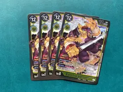 BanchoLeomon BT13-044 Playset Versus Royal Knights Digimon Card Game x4 - Image 1