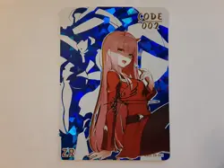 Zero Two Darling in the Franxx Goddess Story ZR-001 Anime Girl Waifu Card - Image 1
