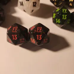 MTG Final Fantasy and Edge of Eternity Dice Lot 26 Total - Image 5