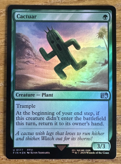 MTG Final Fantasy, Cactuar - Foil - Image 1