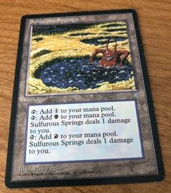 Sulfurous Springs - MTG - Ice Age - Magic: The Gathering LP to NM - Image 1