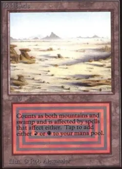 MTG Badlands, Unlimited, Heavily Played, English - Image 1