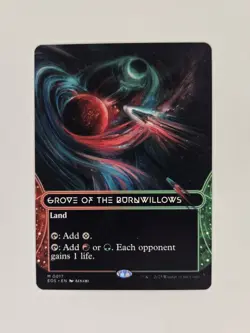 Grove of the Burnwillows 0017 Borderless Mythic MTG Edge of Eternities Stellar - Image 1