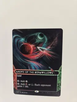 Grove of the Burnwillows 0017 Borderless Mythic MTG Edge of Eternities Stellar - Image 4