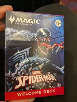 Magic the Gathering - MTG - Spiderman Welcome Deck (Black) Venom cover Sealed - Image 1