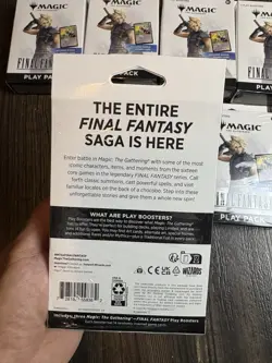 Magic The Gathering Final Fantasy Play Pack Box w/ Promo Card (MTG) [Brand New] - Image 2