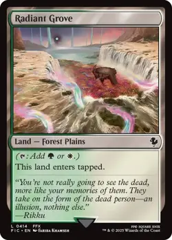 Radiant Grove 0414 MTG Commander FINAL FANTASY Common NP - Image 1