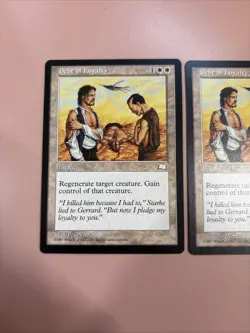 1x Debt of Loyalty NM-LP Weatherlight Regular MTG - Image 1