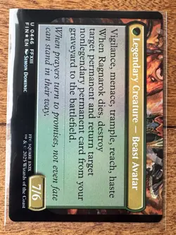 Magic MTG Final Fantasy - Fang, Fearless l'Cie EXTENDED ART FOIL 0446 - Image 3