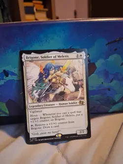 Brigone, Soldier of Meletis (Anime) #30 (NM) Foundations Jumpstart Magic MTG - Image 1